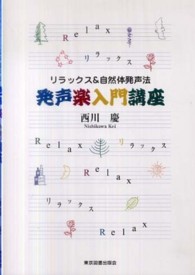 発声楽入門講座 - リラックス＆自然体発声法