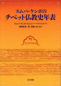スムパ・ケンポのチベット仏教史年表