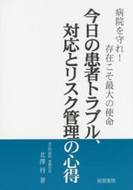 今日の患者トラブル、対応とリスク管理の心得