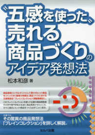 “五感を使った”売れる商品づくりのアイデア発想法