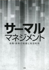 サーマルマネジメント - 余熱・排熱の制御と有効利用