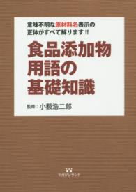 食品添加物用語の基礎知識 - 意味不明な原材料名表示の正体がすべて解ります！！