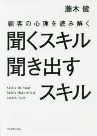 顧客の心理を読み解く聞くスキル聞き出すスキル