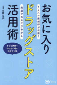 お気に入りドラッグストア活用術　カリスマ薬剤師が伝授！　薬選びのコツがわかる