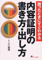 困ったときにすぐわかる内容証明の書き方・出し方