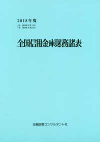 全国信用金庫財務諸表 〈２０１８年度〉