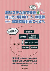 脳システム論で発達凸凹・はったつ障がい・人の理解　そして個別支援計画つくりへ