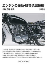 エンジンの振動・騒音振動低減技術 - 二輪・四輪・汎用