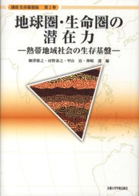 地球圏・生命圏の潜在力 - 熱帯地域社会の生存基盤 講座生存基盤論