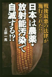 日本は農薬・放射能汚染で自滅する！？ - 戦後最悪の法律が施行された！！