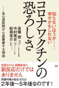 知らないほうが…幸せかもしれない　コロナワクチンの恐ろしさ―良心派医師が心底憂慮する理由
