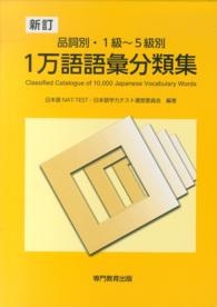 １万語語彙分類集