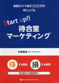 物販だけで毎月１００万円売り上げるＳｔａｒｔ　ｕｐ！！待合室マーケティング