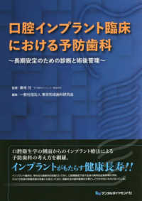 口腔インプラント臨床における予防歯科 - 長期安定のための診断と術後管理