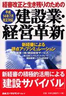 経審改正と生き残りのための建設業・経営革新 - 新経審による評点アップシミュレーション