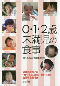 ０・１・２歳未満児の食事―２歳未満の子が「食べてよいもの・悪いもの」食品早見表付き