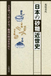 日本の砂糖近世史 - 土を使って白くする！製造の秘法を求めて