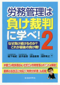 労務管理は負け裁判に学べ！ 〈２〉 なぜ負け続けるのか？これが最後の負け戦！