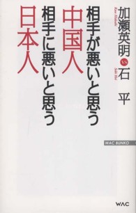 Ｗａｃ　ｂｕｎｋｏ<br> 相手が悪いと思う中国人　相手に悪いと思う日本人