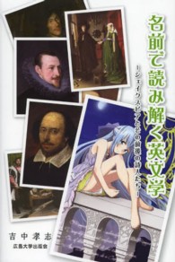 名前で読み解く英文学 - シェイクスピアとその前後の詩人たち