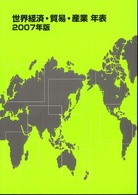 世界経済・貿易・産業年表 〈２００７年版〉