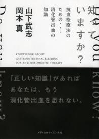 知っていますか？抗血栓療法のための…消化管出血の知識