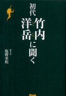 初代竹内洋岳に聞く