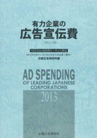 有力企業の広告宣伝費 〈２０１３年版〉 - ＮＥＥＤＳ日経財務データより算定