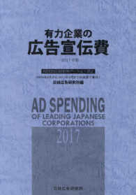 有力企業の広告宣伝費 〈２０１７年版〉 - ＮＥＥＤＳ日経財務データより算定