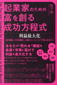 起業家のための富を創る成功方程式　利益最大化 - 内的価値×外的価値×人脈のレバレッジで売上を作る！