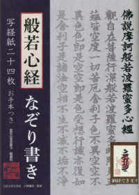 般若心経なぞり書き写経紙二十四枚 ［バラエティ］