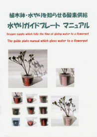 植木鉢・水やりを知らせる酸素供給　水やりガイドプレートマニュアル