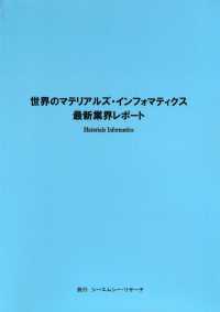 世界のマテリアルズ・インフォマティクス　最新業界レポート
