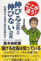 ここが違う！伸びる会社と伸びない会社 - 社員のやる気が会社を伸ばす