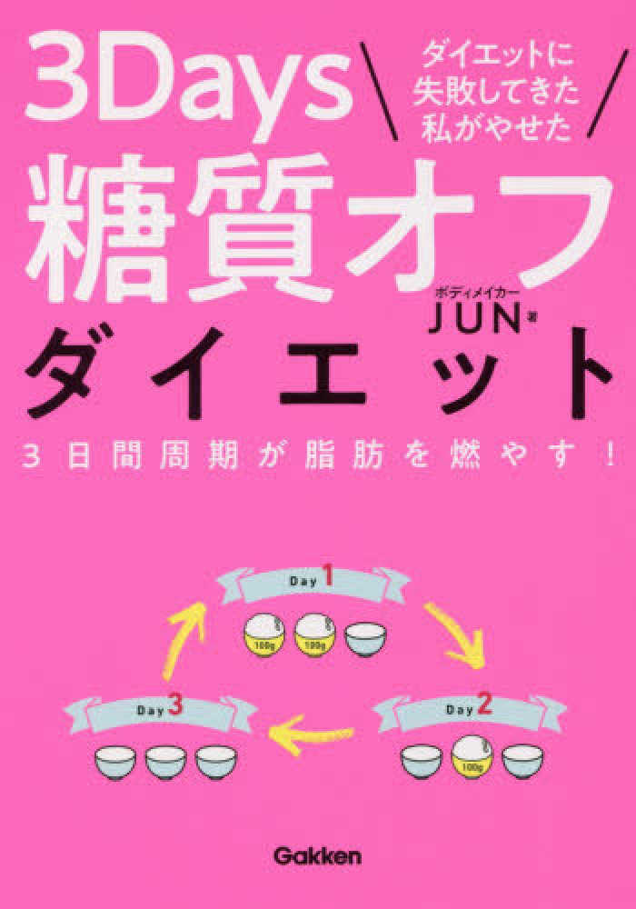 高感度ショップで2023年売れたブランド ダイエットに失敗してきた私がやせた3Days糖質オフ 語学/参考書