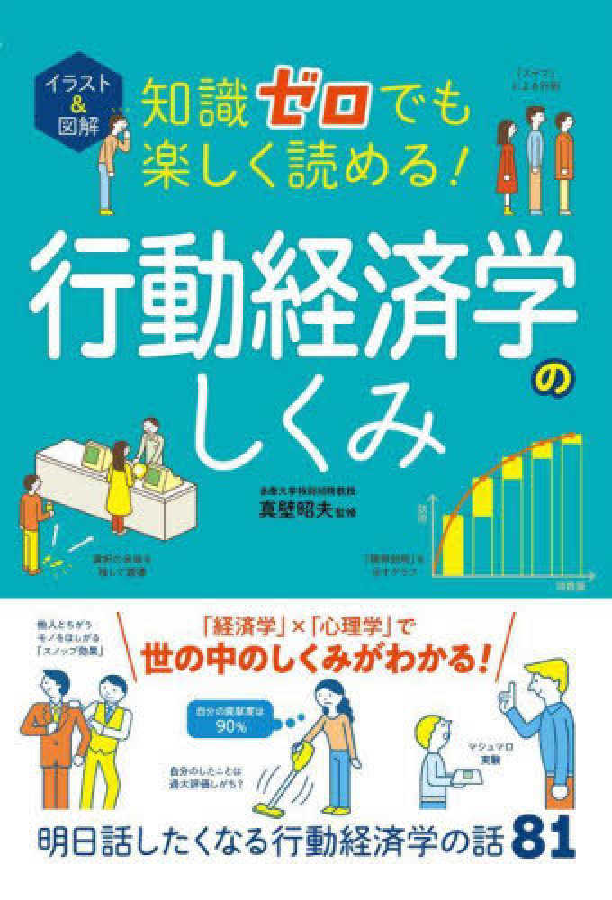 昭夫【監修】　紀伊國屋書店ウェブストア｜オンライン書店｜本、雑誌の通販、電子書籍ストア　イラスト＆図解知識ゼロでも楽しく読める！行動経済学のしくみ　真壁