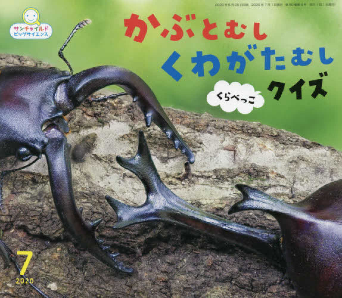 ビッグサイエンス　かがくのとも　かぶとむしとくわがたむし　くらべっこクイズ ビッグサイエンス かがくのとも かぶとむしとくわがたむし