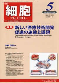 細胞増 （２０２６年５月号） - 新しい医療技術開発促進の施策と課題